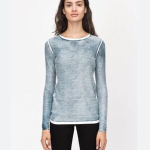 KOKUN Blue Long Sleeve Top